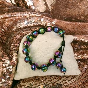 Rainbow Hematite bracelet